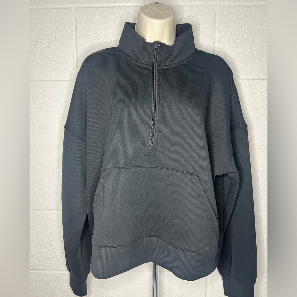 Women's Fleece Half Zip Pullover Sweatshirt - All In Motion XL - Picture 3 of 4